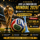 BALON OFICIAL MUNDIAL 2026 + COPA DEL MUNDO + VUVUZELA DE OBSEQUIO
